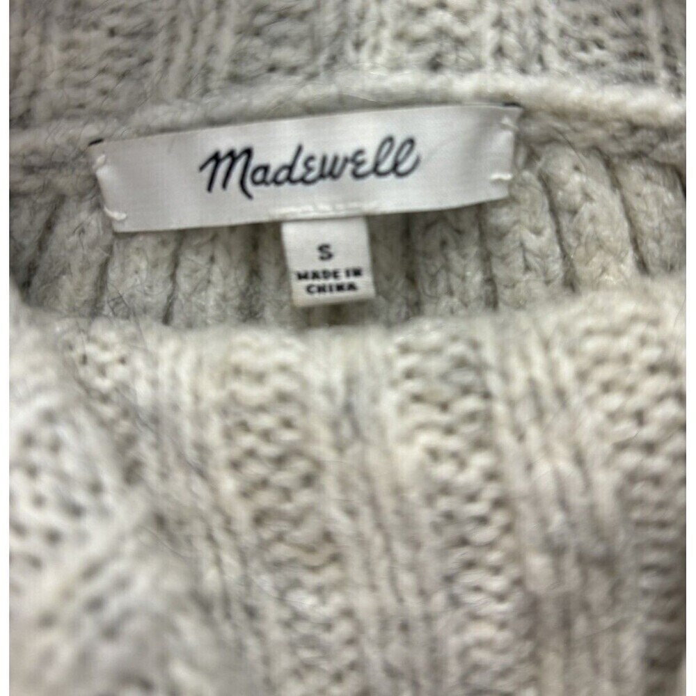 Madewell Snowbound Drawstring Pullover Sweater Size S - Picture 7 of 8